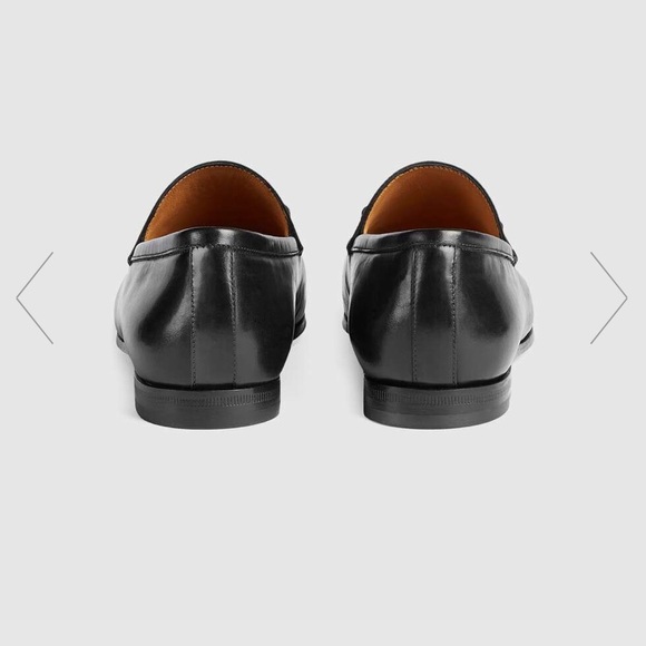Gucci’s Jordaan Women’s Horsebit Loafers in Black - Picture 4 of 4